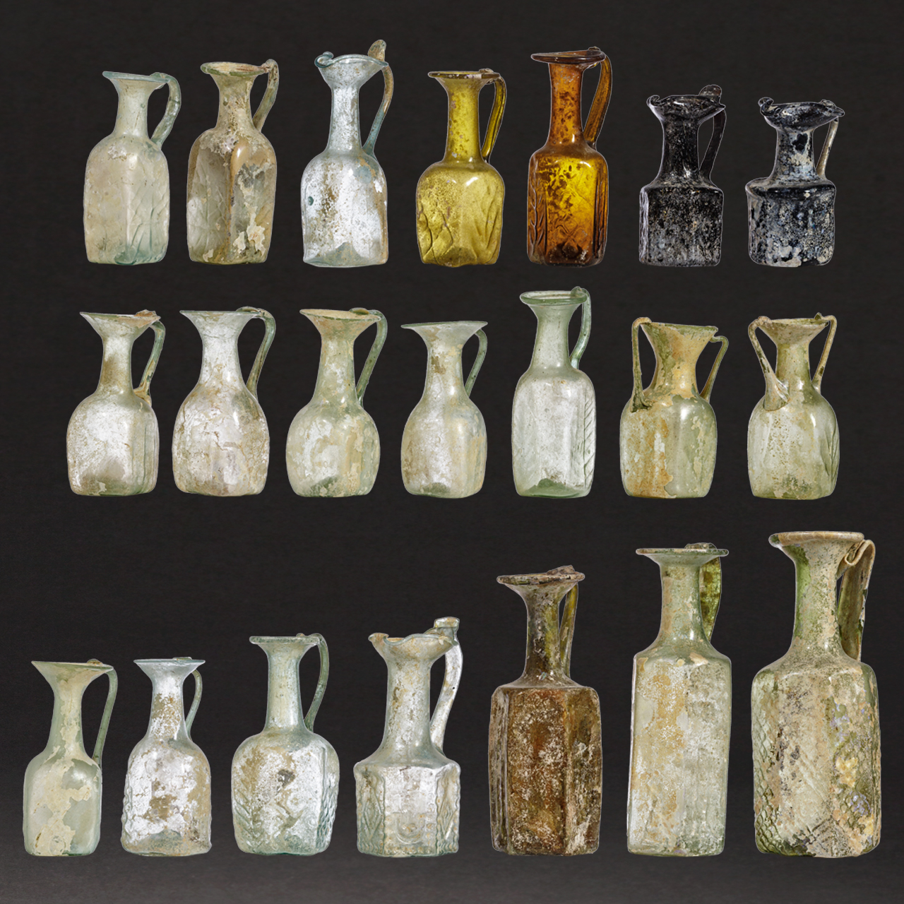 21 Late Roman and Early Byzantine Glass Vessels