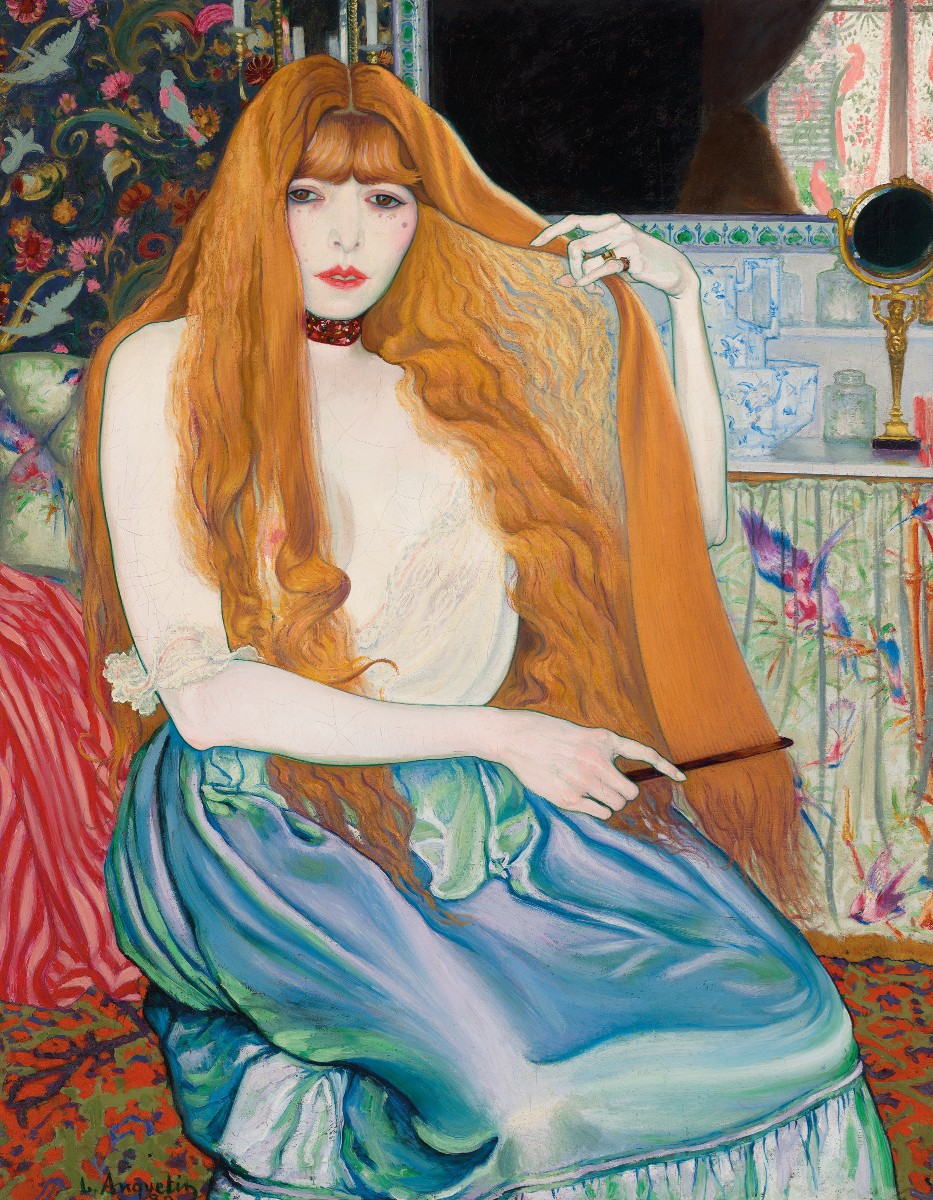 Femme à sa toilette