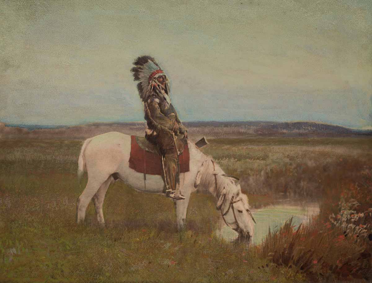 Hand-Colored Photographs – Oasis in the Badlands