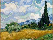 van gogh wheat field