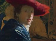 Johannes Vermeer, Girl with a Red Hat, 1665-67, oil on panel, National Gallery of Art, Wikimedia Commons