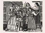 Artemio Rodriguez, Adelitas from Estampas de la Revolución Mexicana, 2010.