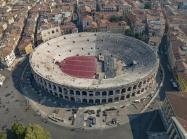 Aerial view of Arena in Verona, Italy. 2022. Photograph by © Arne Müseler.