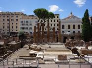 The circular Temple B, vowed by Quintus Lutatius Catulus