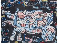 Jean Dubuffet (1901-1985), La Brouette (The Wheelbarrow), signed and dated ‘J. Dubuffet 64’ (lower right), oil on canvas