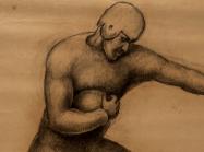  Albert Gregory Hull, Football Player, ca. 1933-1943. Detail. 