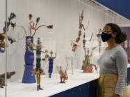 Installation view of Sophie Taeuber-Arp.