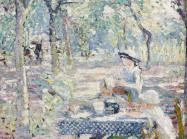 Joseph Raphael (1869-1950), Tea in the Orchard, oil on canvas. Painted circa 1916. Price realized: $548,075. WORLD AUCTION RECORD FOR THE ARTIST.