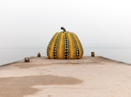 Yayoi Kusama's Yellow Pumpkin on the Japanese island of Naoshima. Image by jezhowell.photo via Flickr