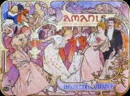 Alphonse Mucha - Amants, 1895.