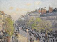 Le Boulevard Montmartre, fin de journée