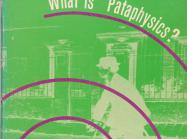 pataphysics cover of evergreen review