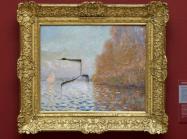  A Monet painting, Argenteuil Basin with a Single Sailboat, was purposefully punched by a visitor at the National Gallery of Ireland in Dublin. The man’s actions left three large rips in the paintings canvas. Credit: SWNS via Metro