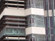 detail of the skyscraper's windows