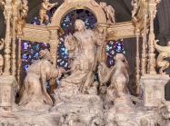 Transfiguration sculpture program by Alonso Berruguete