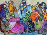 Corona Quarantine by Omani artist Alia Al Farsi. Image: Courtesy of Alia Al Farsi.