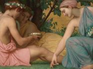William-Adolphe Bouguereau Le Printemps, oil on canvas Estimate $250,000-350,000, Courtesy Christie’s