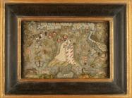 Textile Panel with Embracing Figures, c.1600.