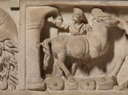 Roman sarcophagus lid