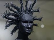  Alison Saar's "Topsy and the Golden Fleece" detail of sculpture head