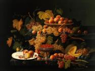 Severin Roesen, Still Life with Fruit (detail), ca. 1854–1855, Carnegie Museum of Art, Gift of Gulf Oil Corporation, a subsidiary of Chevron Corporation