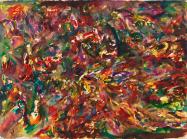 Jack Whitten abstract Watercolor on paper