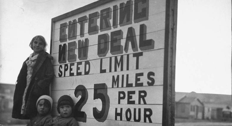 Margaret Bourke-White, photograph from “Franklin Roosevelt’s Wild West,” LIFE, November 23, 1936