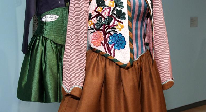 Geoffrey Beene designs.