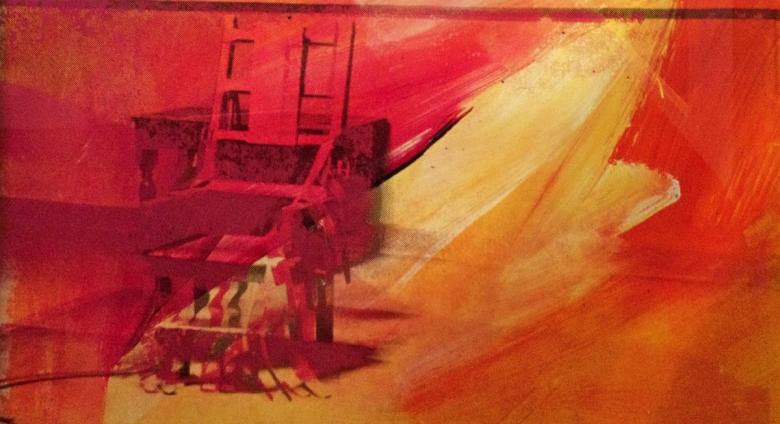 Andy Warhol, Electric Chair, 1971. Ten screenprints on paper. Each sheet: 89.5 × 121.9 cm (351/4 × 48 in).