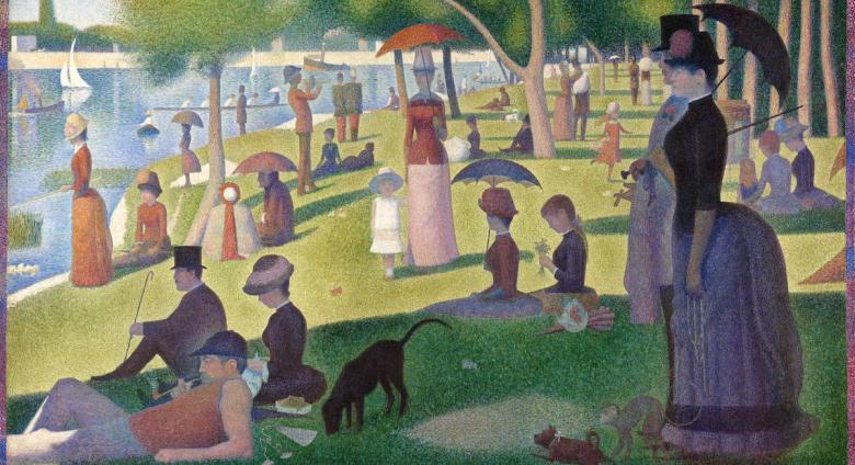 Georges Seurat, A Sunday on La Grande Jatte, 1884, oil on canvas