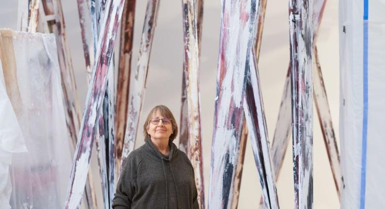 Phyllida Barlow, 2022 © Phyllida Barlow Courtesy the artist and Hauser & Wirth Photo: Elon Schoenholz
