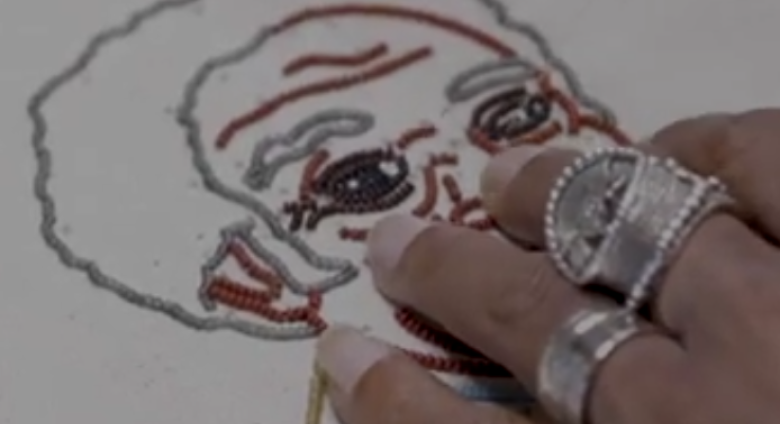 hand beading