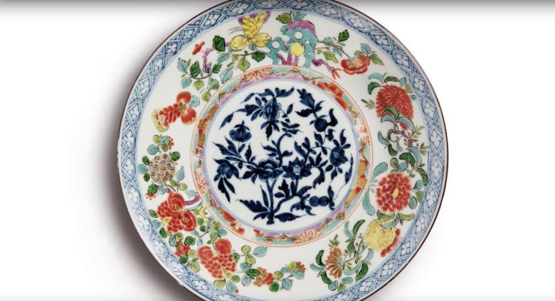 image of Meissen porcelain plate