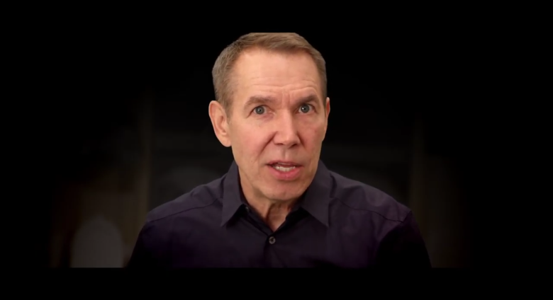 jeff koons talking in a movie
