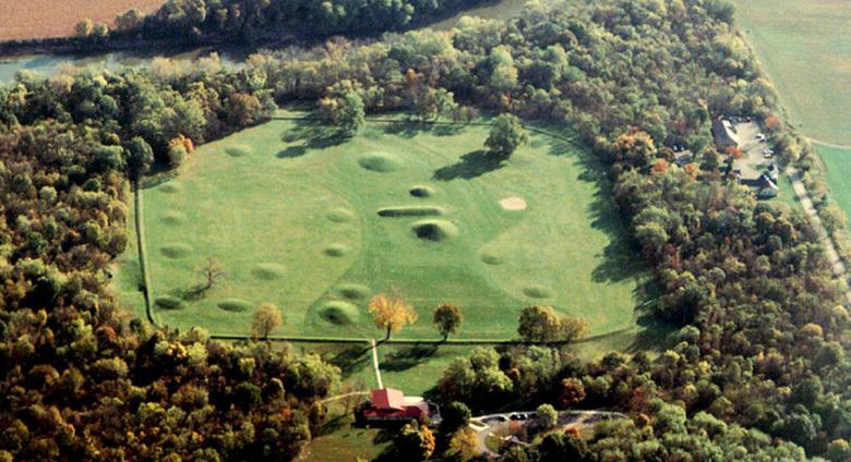 Mound City: Aerial View