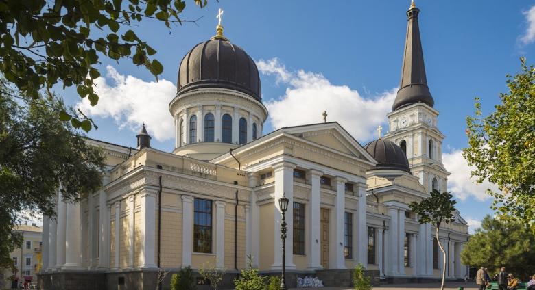 The Transfiguration Cathedral, the largest orthodox cathedral in Odesa 