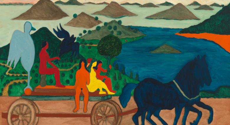 Bob Thompson, An Allegory, 1964, Whitney Museum of American Art, New York; gift of Thomas Bellinger 72.137