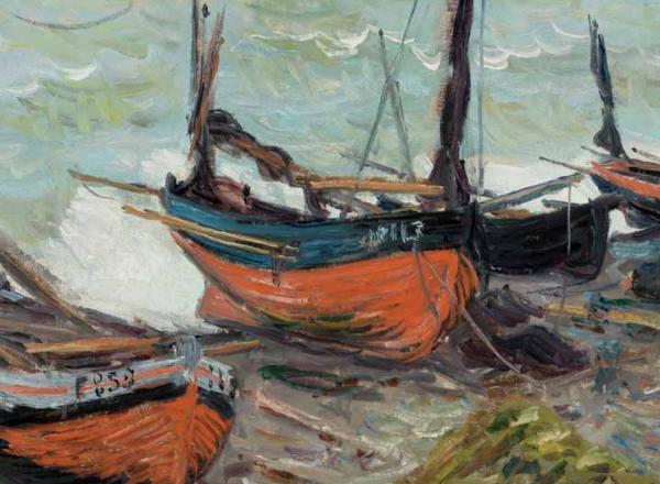 Claude Monet, Fishing Boats, 1883.