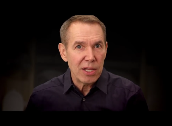 jeff koons talking in a movie