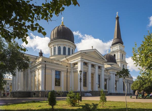 The Transfiguration Cathedral, the largest orthodox cathedral in Odesa 