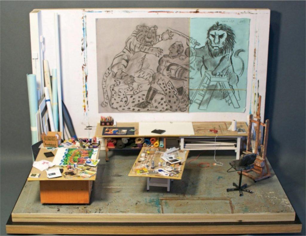 Joe Fig, Red Grooms: April 25, 2014, 2014