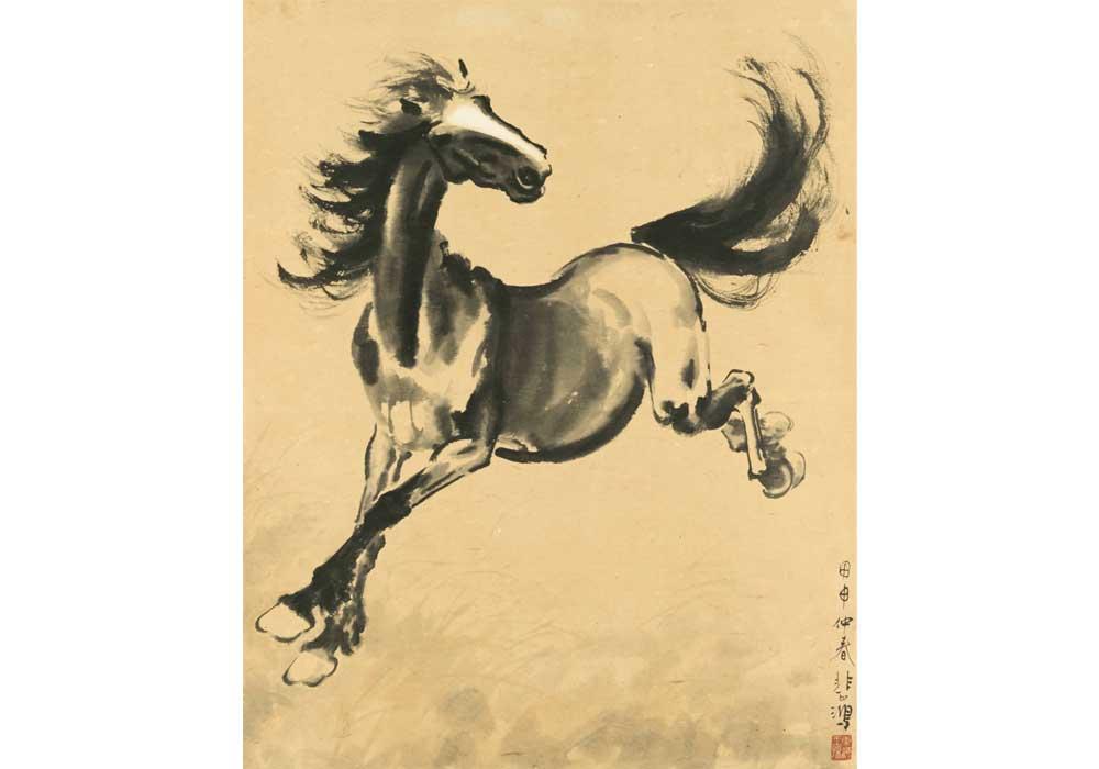 Xu Beihong, Horse, 1944