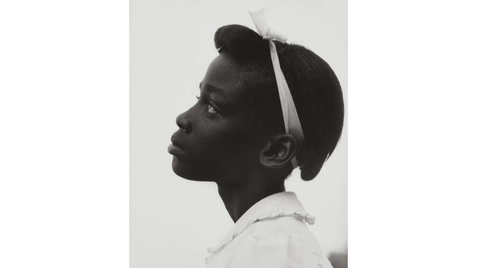 Consuelo Kanaga Profile of a Young Girl from the Tennessee series, 1948