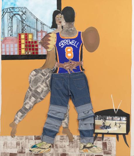 Tschabalala Self, Sprewell, 2020.