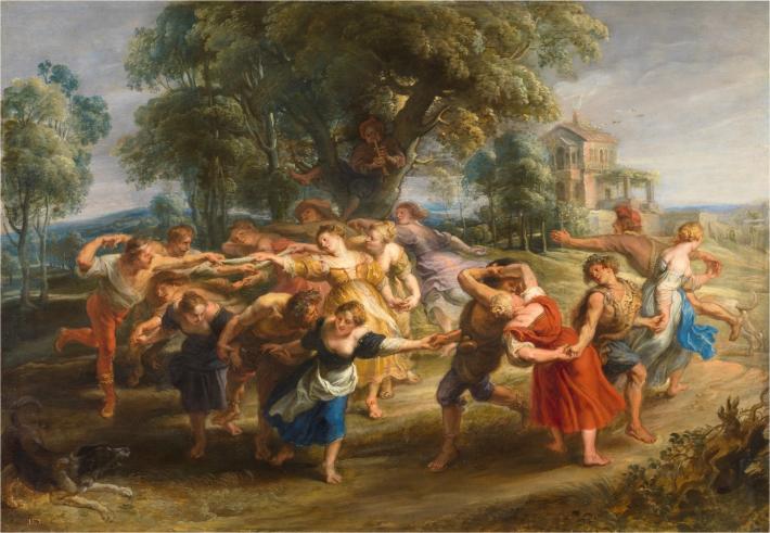 3 Peter Paul Rubens, Dance of the Villagers, 1635.