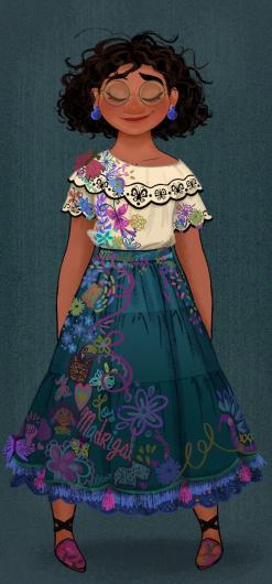 Bové, Mirabel Costume.