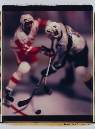 David Levinthal, Untitled from the series Hockey, 2007, Polaroid Polacolor ER Land Film,