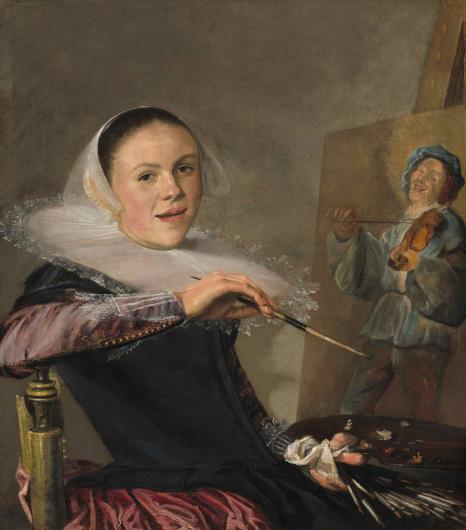 JUDITH LEYSTER (1609-1660)   Image Caption: Judith Leyster, Self-Portrait, 1630. National Gallery of Art, DC.  