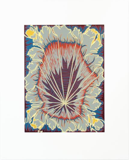 Katia Santibañez and James Siena print